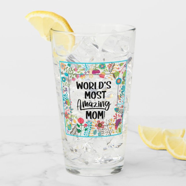 Världens mest Fantastisk Mamma Glaskopp (Framsida Ice)