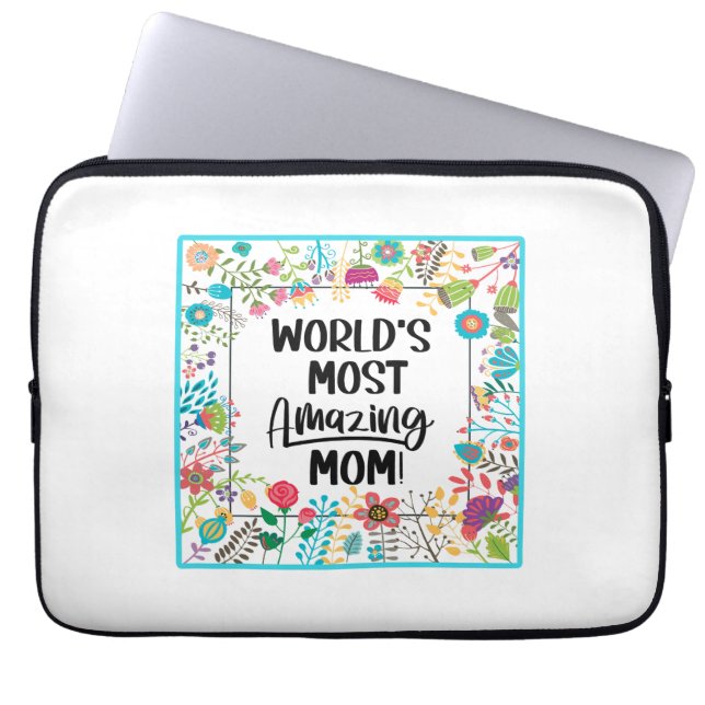 Världens mest Fantastisk Mamma Laptop Fodral (Framsidan)
