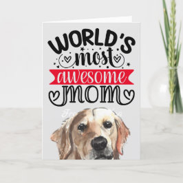 Världens mest fantastisk Mamma Lycklig mor Tack Kort