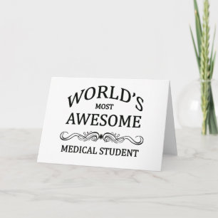 Världens mest Fantastisk-medicinska Student Kort