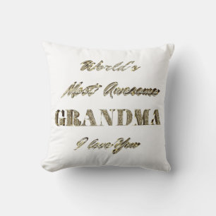 Världens mest Fantastisk-mormor i Kärlek du Kudde