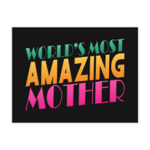 Världens mest Fantastisk Mors dag | vykort
