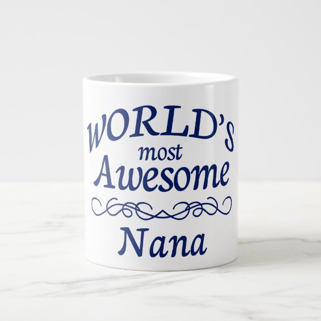 Världens Mest Fantastisk Nana Jumbo Mugg (Framsidan)