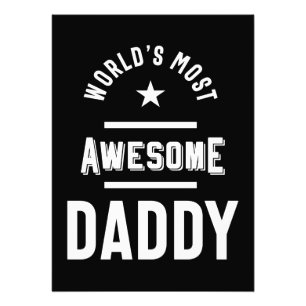 Världens mest Fantastisk pappa T-shirt-gift Fototryck