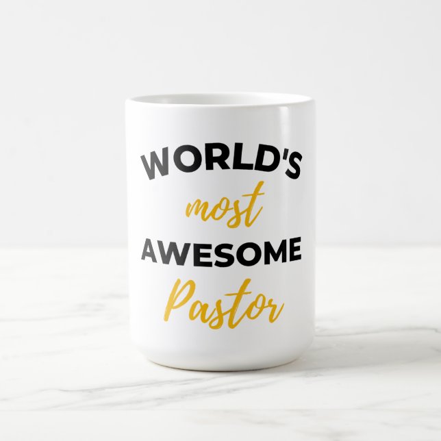 Världens mest Fantastisk-pastor-bl Kaffemugg (Center)