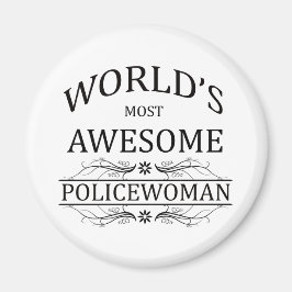 Världens mest Fantastisk poliskvinna Magnet