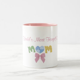 Världens Mest Glömska Mamma Mors Dag Present Två-Tonad Mugg