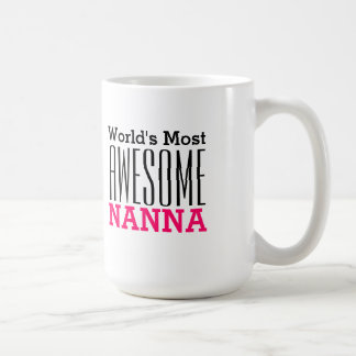 Världens mest NANNA-Text-design i FANTASTISK Kaffemugg