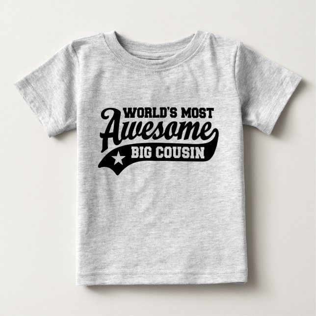 Världens mest stora kusin i Fantastisk T-shirt (Framsida)