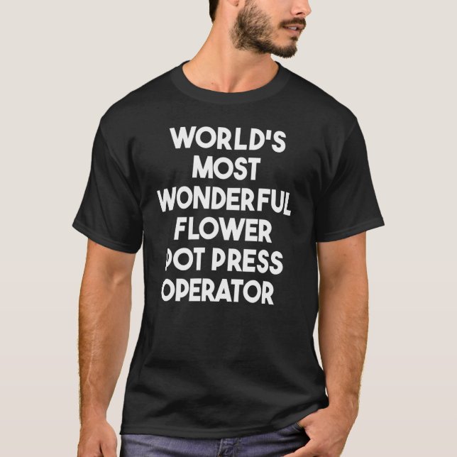 Världens mest underbara fotnotoperatör t shirt (Framsida)