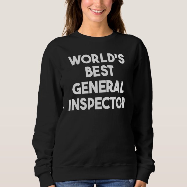 Världens Mest Underbara Generalinspektör T Shirt (Framsida)