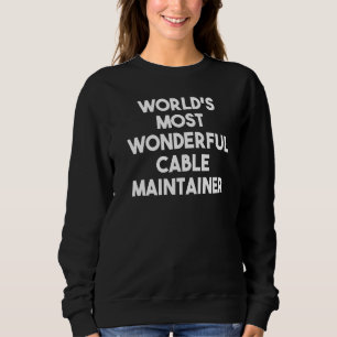 Världens mest underbara kabelhållare t shirt