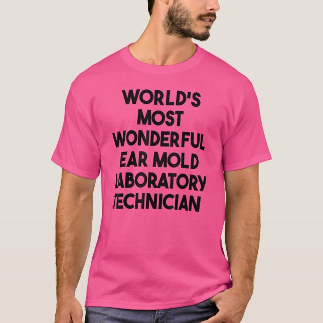 Världens mest underbara laboratorieteknik i åldern t shirt (Framsida)