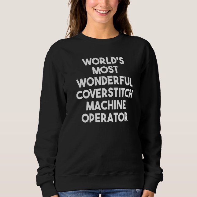 Världens mest underbara täckmantel Maskin operato T Shirt (Framsida)