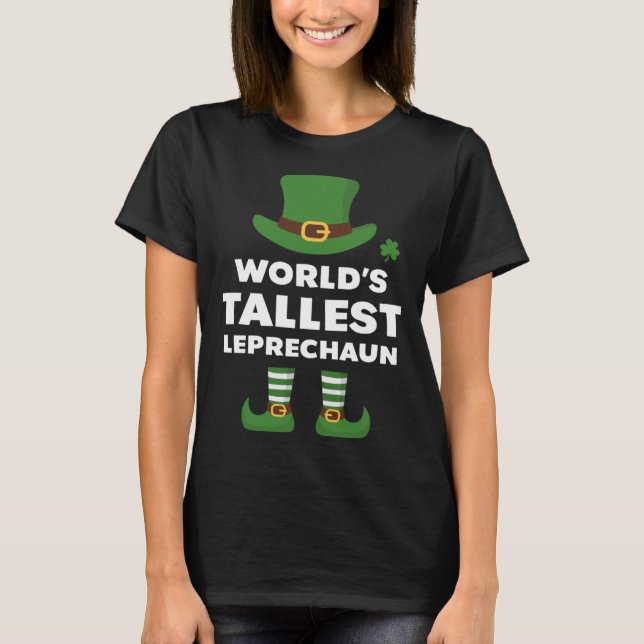 Världens minsta Leprechaun T Shirt (Framsida)