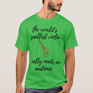 världens minsta vinolin t shirt