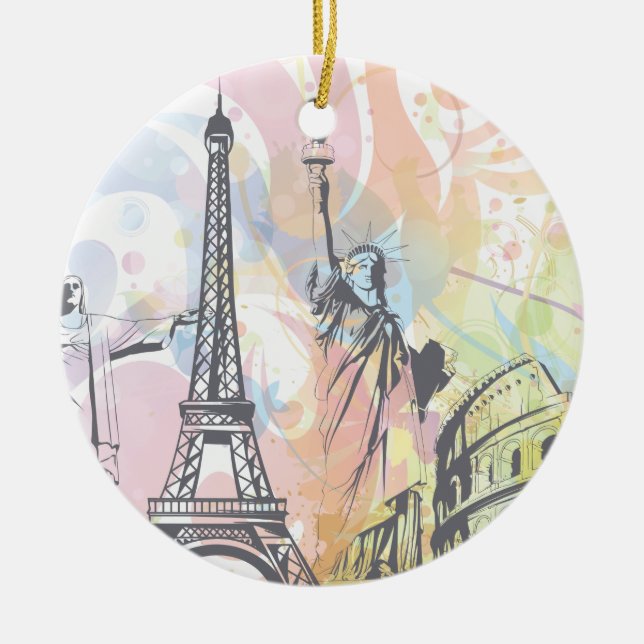 Världens monument över ornament i anpassningsbarna (Framsidan)