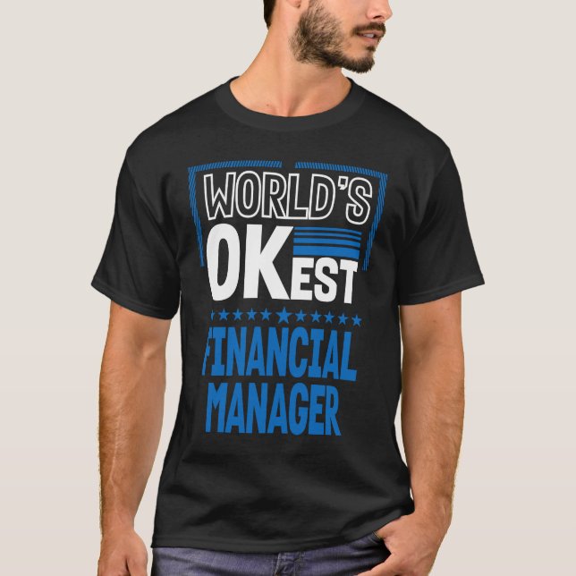 Världens OKaste Ekonomichef  Finans Officer Hu T Shirt (Framsida)