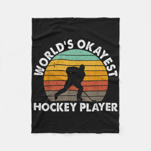 Världens Okayaste Hockeyspelare Olympisk Ishockey Fleecefilt