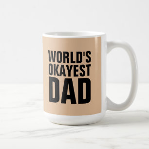 VÄRLDENS OKAYASTE PAPPA KAFFEKOPPAR MUG