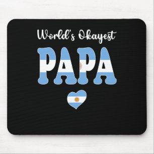 Världens Okayest Argentine Pappa Alltid Bästa Papp Musmatta