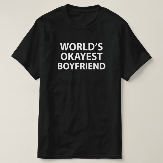 Världens Okayest Boykompis T Shirt (Design framsida)