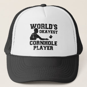 Världens okayest cornhole player keps
