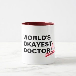 Världens okayest doktor-medicinska pun lustig lam mugg
