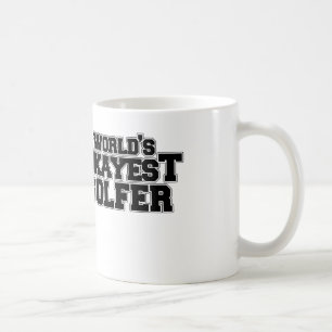 Världens okayest golfer kaffemugg