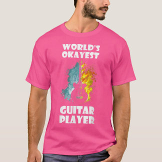 Världens okayest guitar-spelare 3508 t shirt
