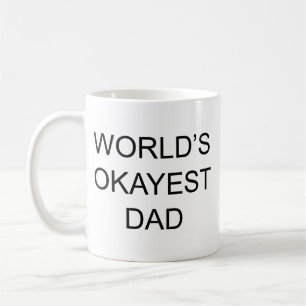 Världens okayest pappa kaffemugg