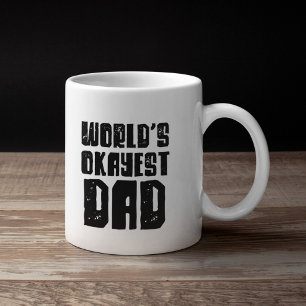 Världens okayest pappa kaffemugg
