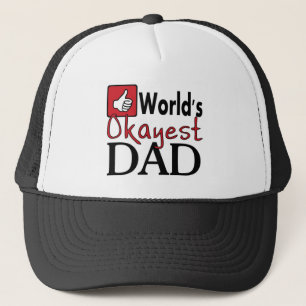 Världens okayest pappa lustiga fars dag humor keps