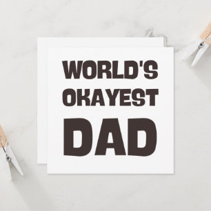 Världens okayest pappa lustiga pappa