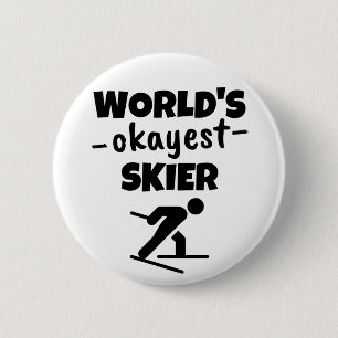 Världens okayest skier knapp