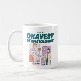 Världens okejaste dermatolog kaffemugg