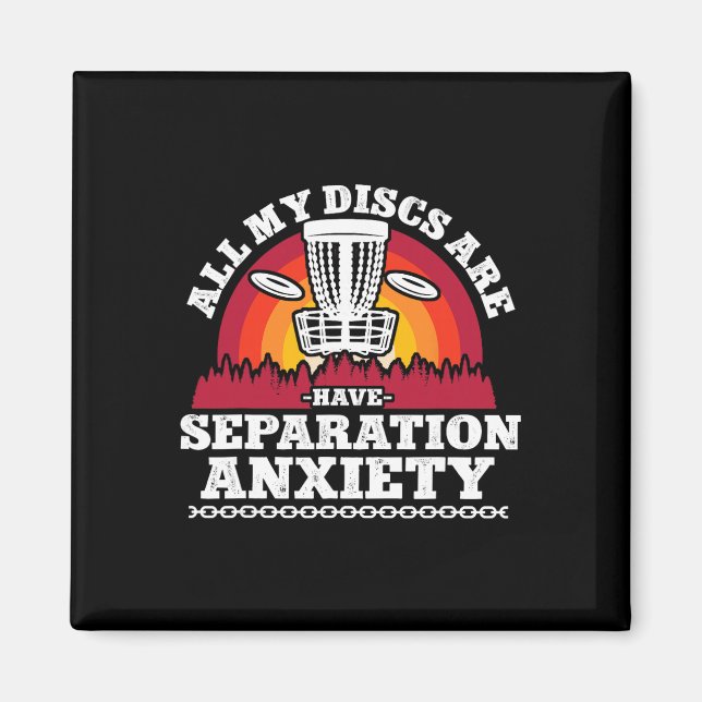 Världens okejaste diskuskastare Rolig discgolf  Magnet (Framsidan)