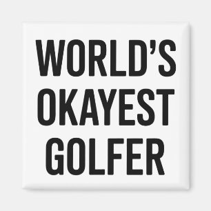 Världens okejaste golfarfar fars dag golf magnet
