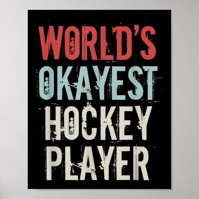 Världens okejaste hockeyspelare Olympisk ishockey  Poster (Framsidan)