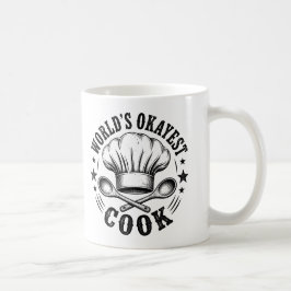 Världens okejaste kock Roligt citat om matlagning Kaffemugg