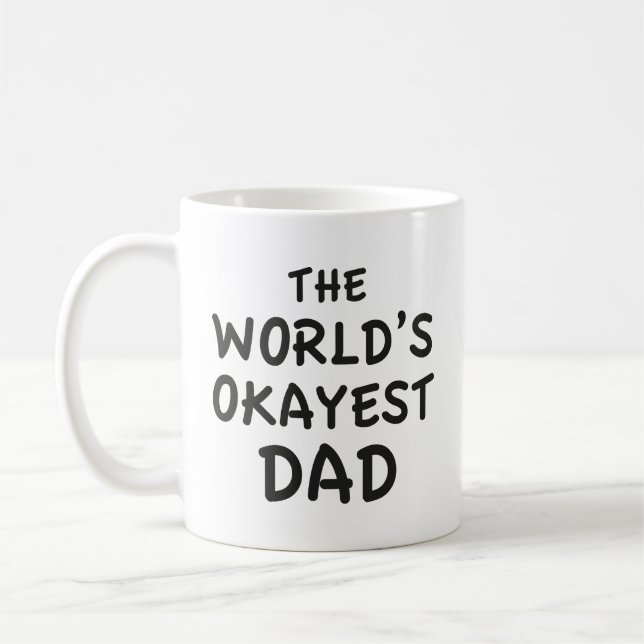 Världens okejaste pappa kaffemugg (Vänster)