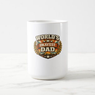 Världens okejaste pappa-tej kaffemugg