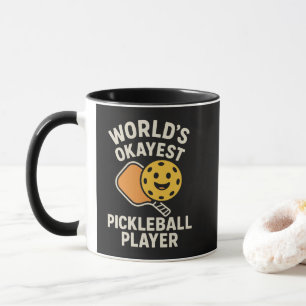 Världens okejaste pickleballspelare mugg