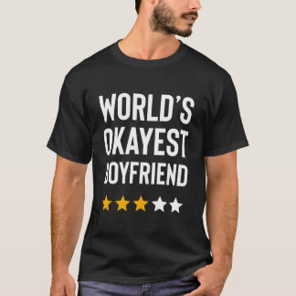Världens okejaste vän för honom t shirt