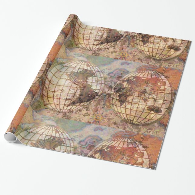 Världens pappra förpackning presentpapper (Utrullad)