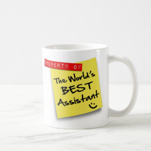 Världens postar bäst assistent kaffemugg