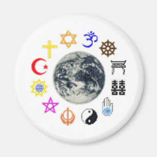 VÄRLDENS RELIGIONER MAGNET