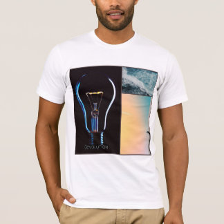 Världens revolutionära ljus t shirt