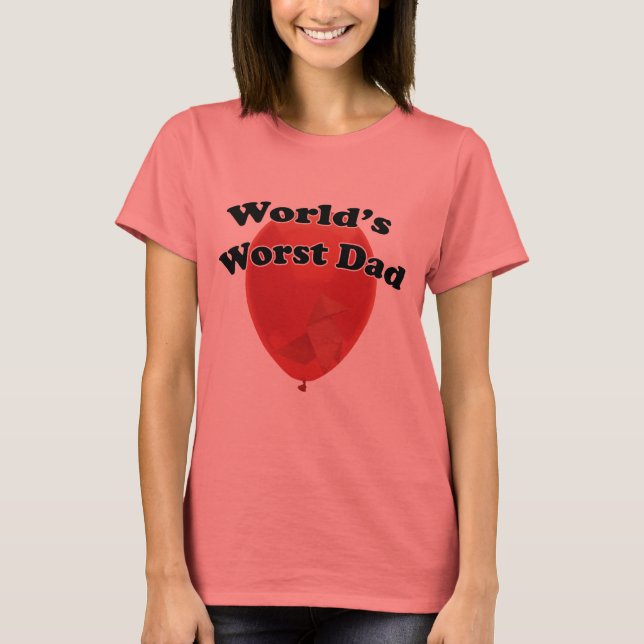Världens sämsta Pappa T Shirt (Framsida)