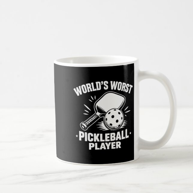Världens sämsta pickleball-spelare -  kaffemugg (Höger)